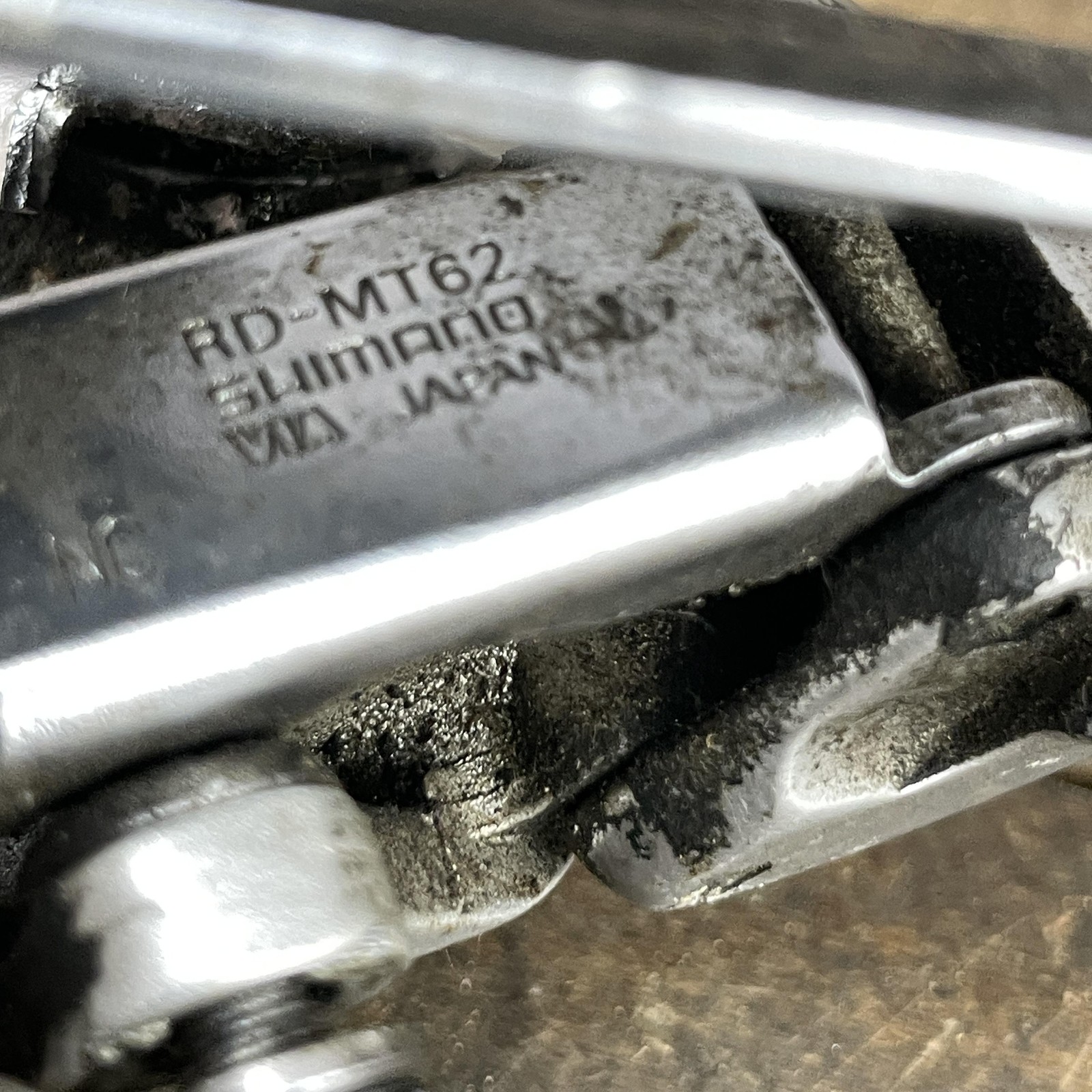 Vintage Shimano Deore RD-MT62 Rear Derailleur Japan Alloy MTB 6/7 Speed LONG
