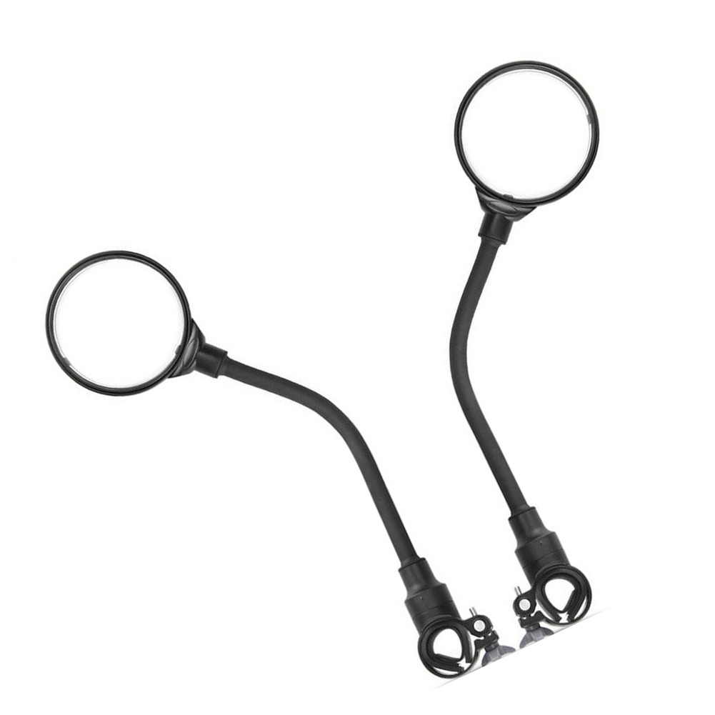 Black Mountain Bike Rearview Mirror – 38x9x3cm Adjustable Handlebar Mirror