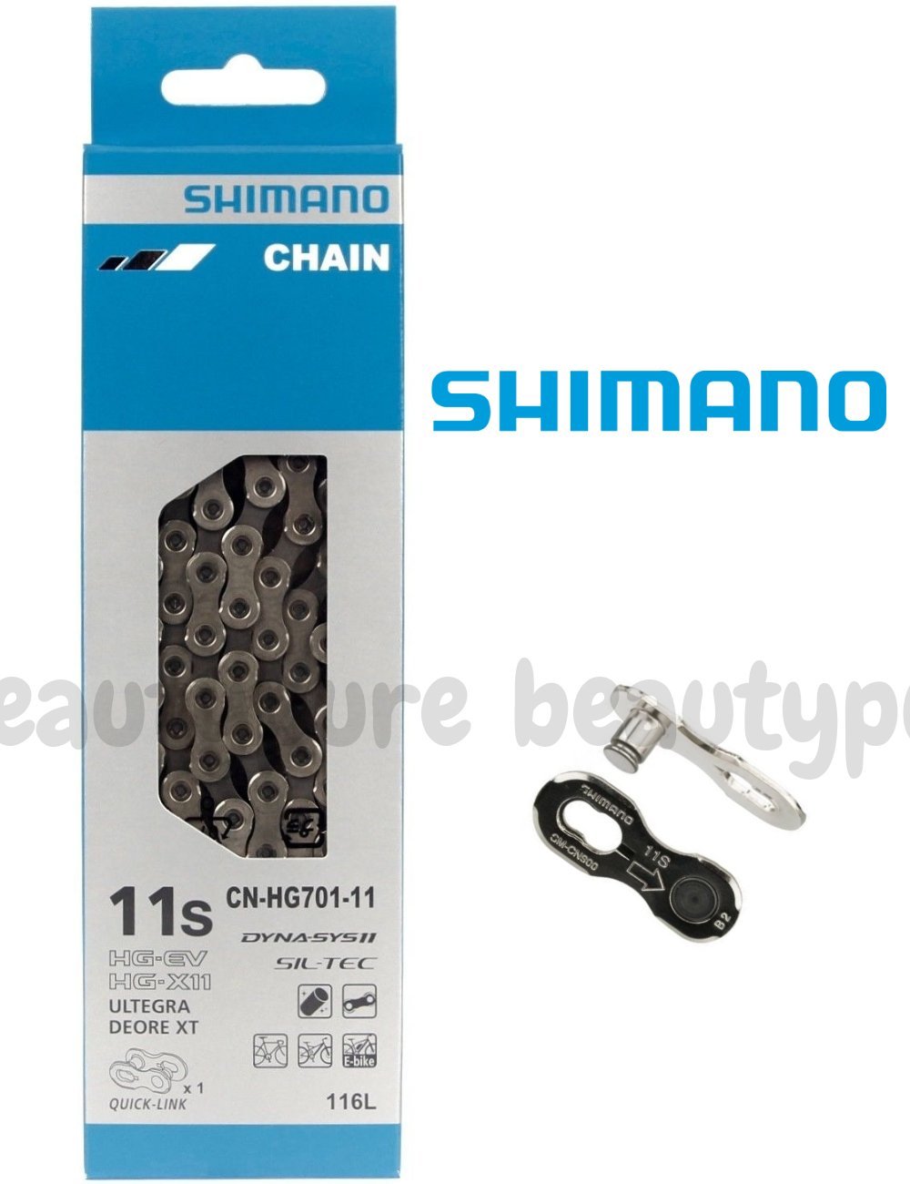 Shimano (CN-HG701-11) 11-speed 116L w/Quick-Link Chain NIB