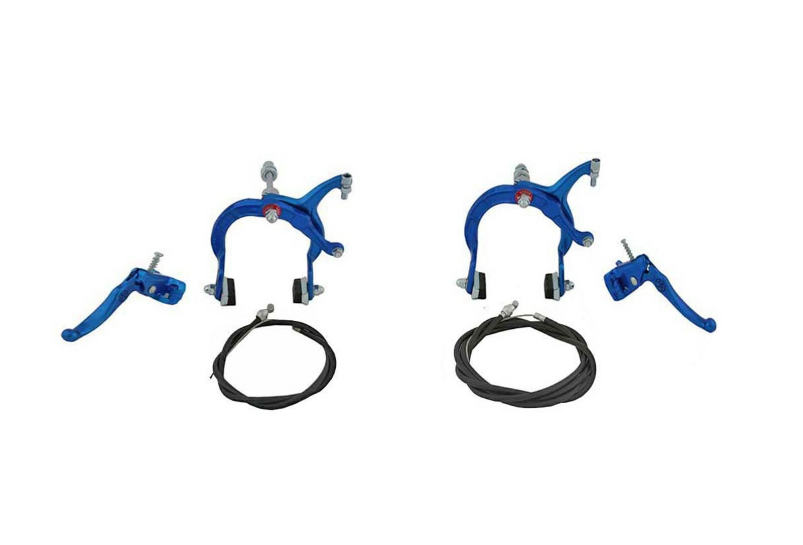 NEW! ABSOLUTE MX ALLOY FRONT OR REAR BRAKE IN BLUE USED FOR BMX BICYCLES.
