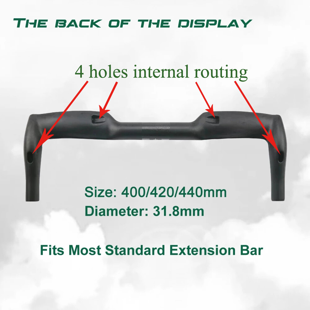 Carbon Aero Bar Bicycle Bullhorn Handlebar Triathlon TT Handle Bar for Road Bike