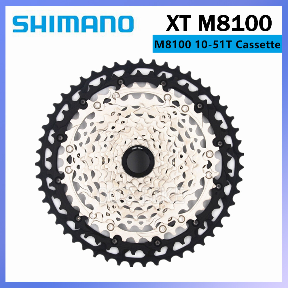 SHIMANO XT CS-M8100-12 12-Speed Cassette Micro Spline Cassette 10-51T MTB Bike