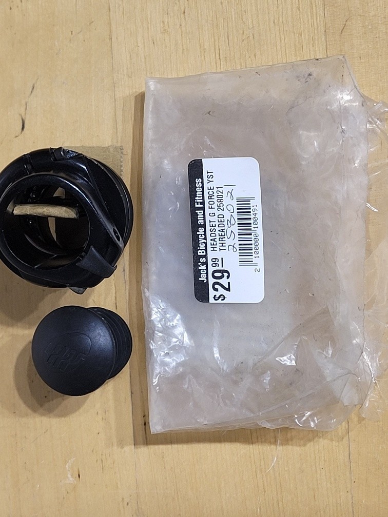 NOS Headset YST 1-1/8″ G-Force Threaded Black