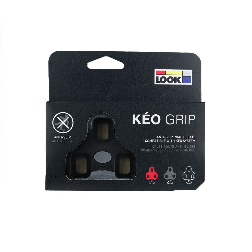 LOOK KEO New Anti-Slip Road Bike Cleats Grip Black 0˚ Grey 4.5˚ Red 9˚ Float