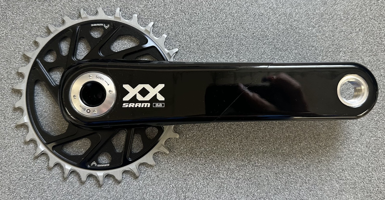 SRAM XX Eagle MTB Crankset – 165mm, 30t, Q174, CL55, Black *OE