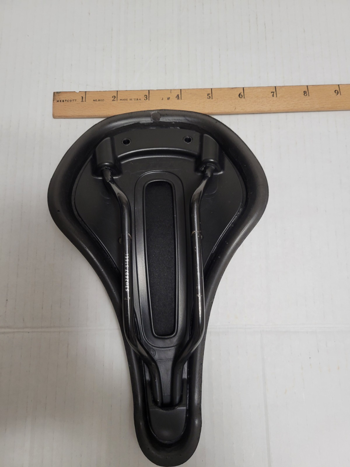 Trek Saddle/Seat w/ Steel Rails, Black, Plastic/Steel, Road/MTB/Hybrid