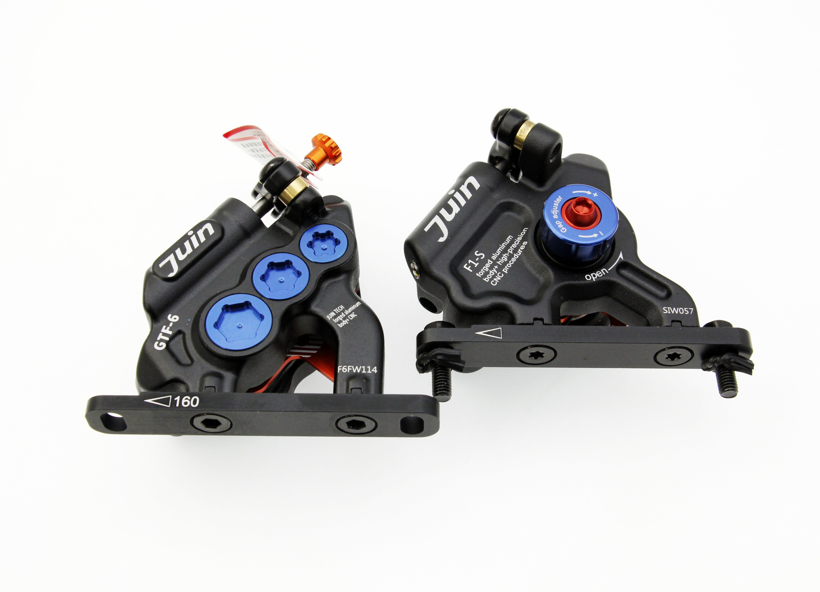 Juin Tech GTF6 Cyclocross Gravel Bike 6-Piston Hydraulic Brake Caliper Set