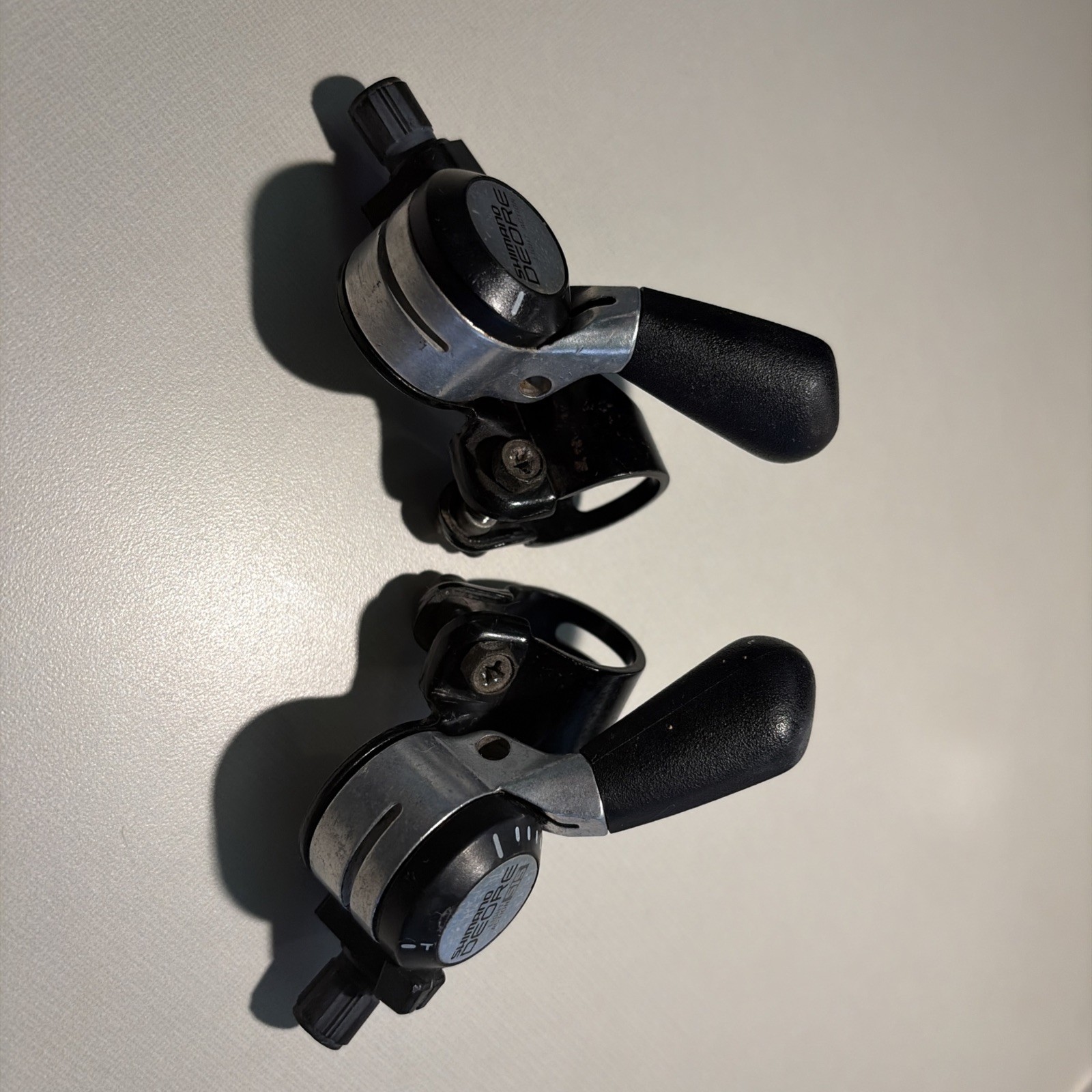 Vintage Shimano Deore SL-MT62 Thumb Shifters 6/7-Speed SIS Pair Made Japan