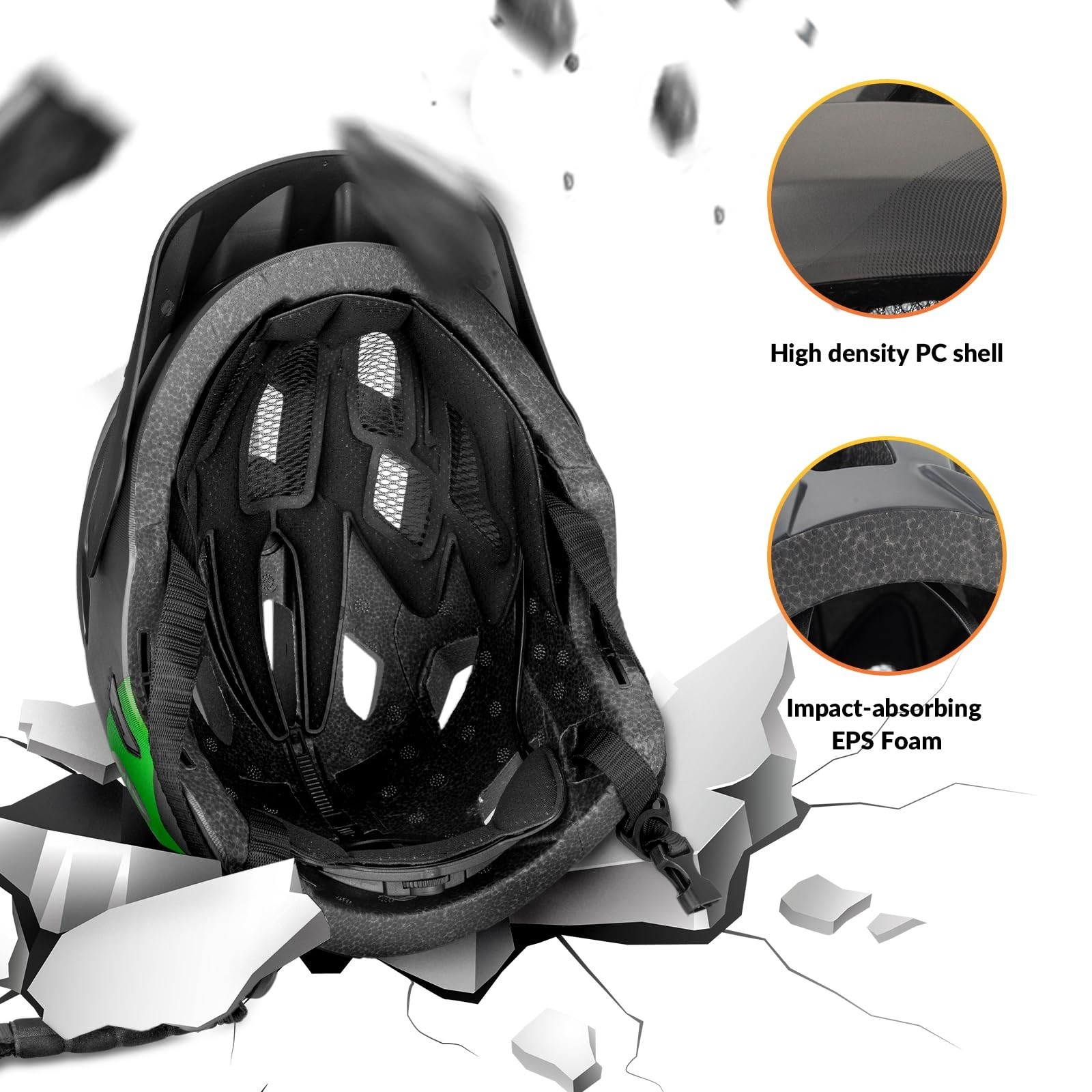 ROCKBROS Kids Full Face Helmet Kids Bike Helmets Lightweight Toddler Mountain…