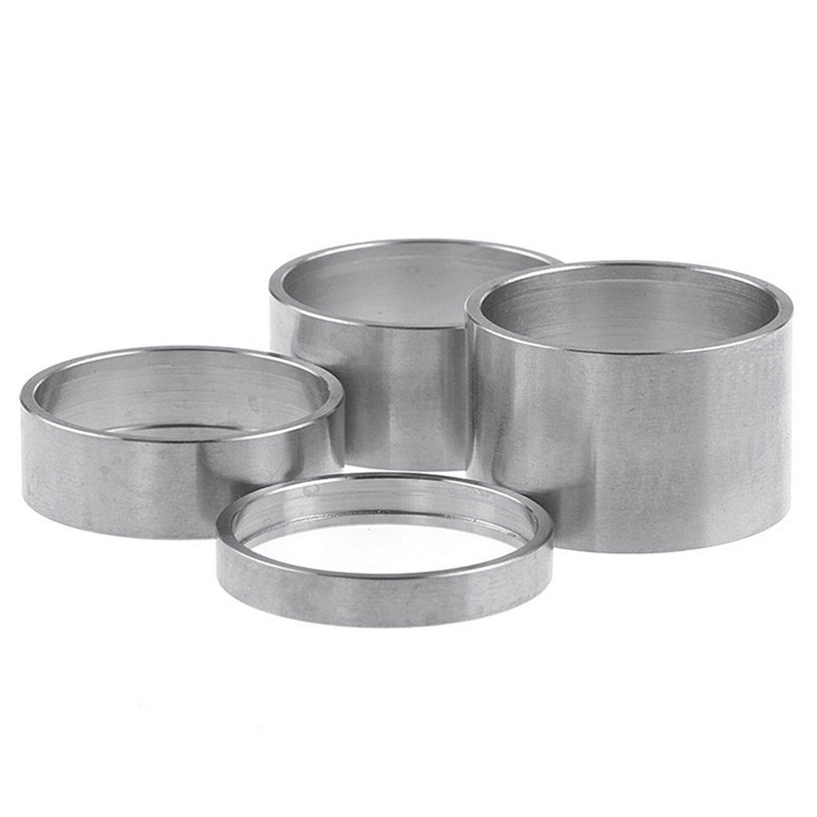 6 pcs Titanium Ti Bicycle Headset Spacer 1-1/8″ (5 – 10 – 15 – 20 -25 -30mm)