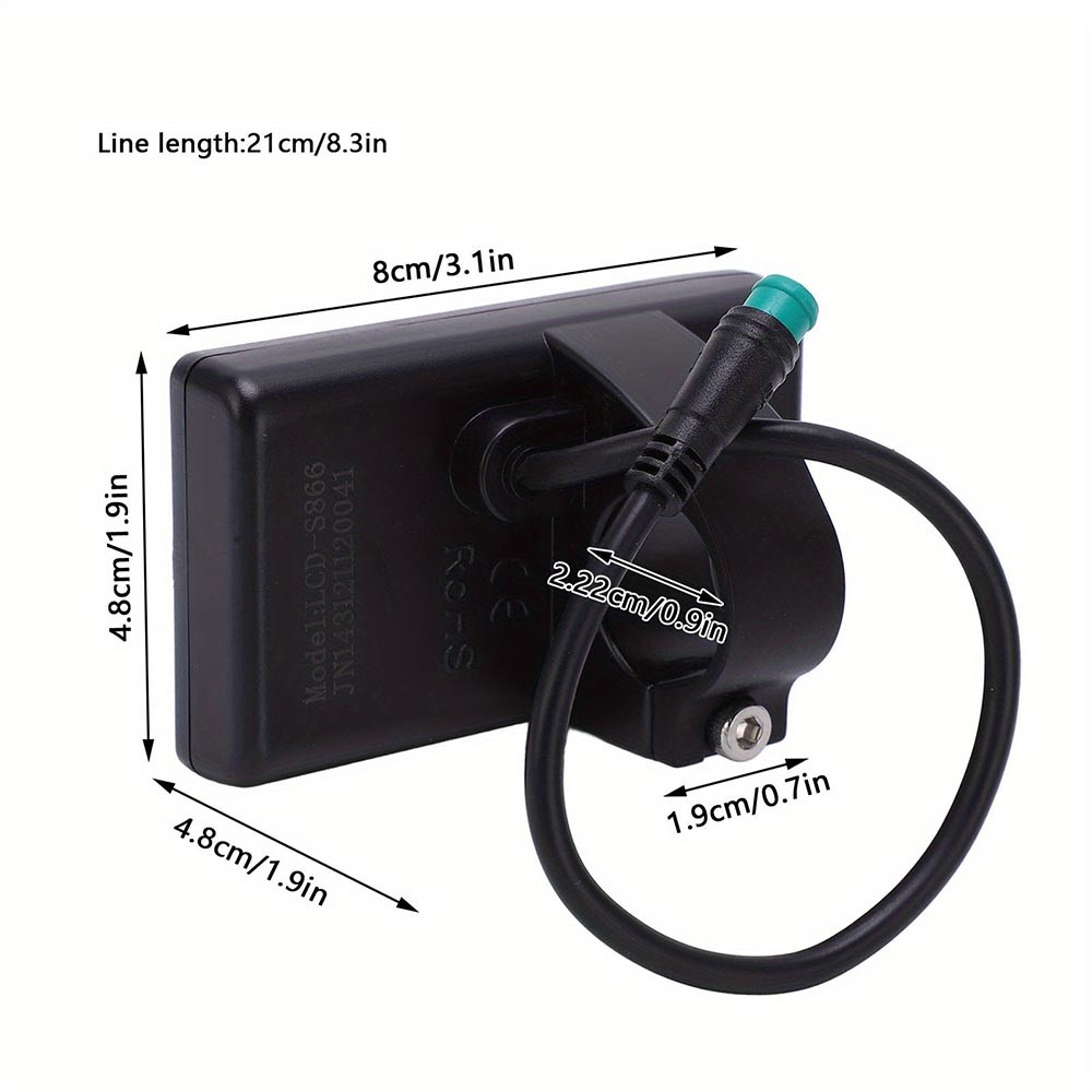 Durable Dustproof Modern Tech-Savvy Efficient Electric Bicycle Lcd Display Meter