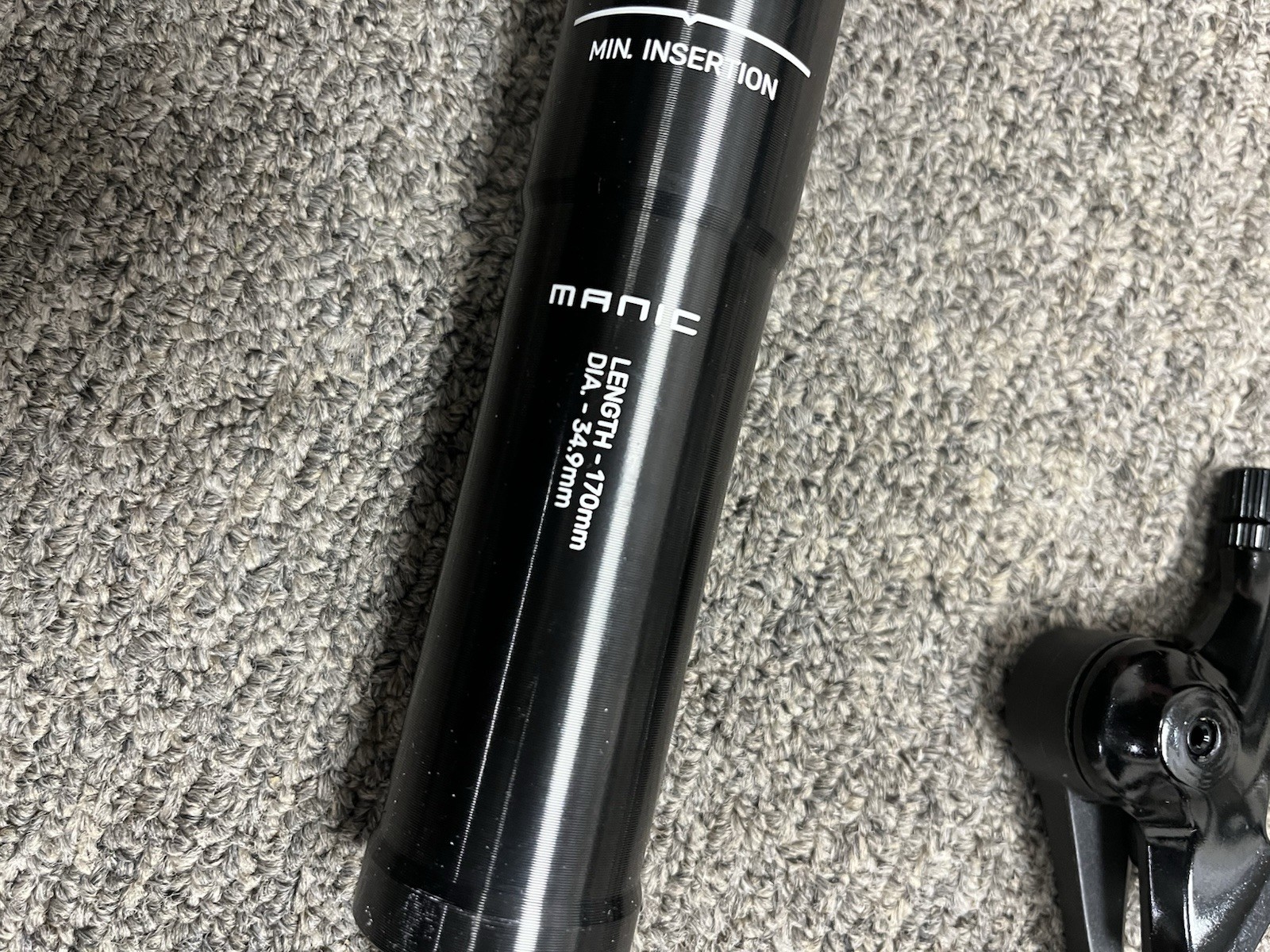 X-Fusion Manic Dropper Post 170mm 34.9 Black With Remote