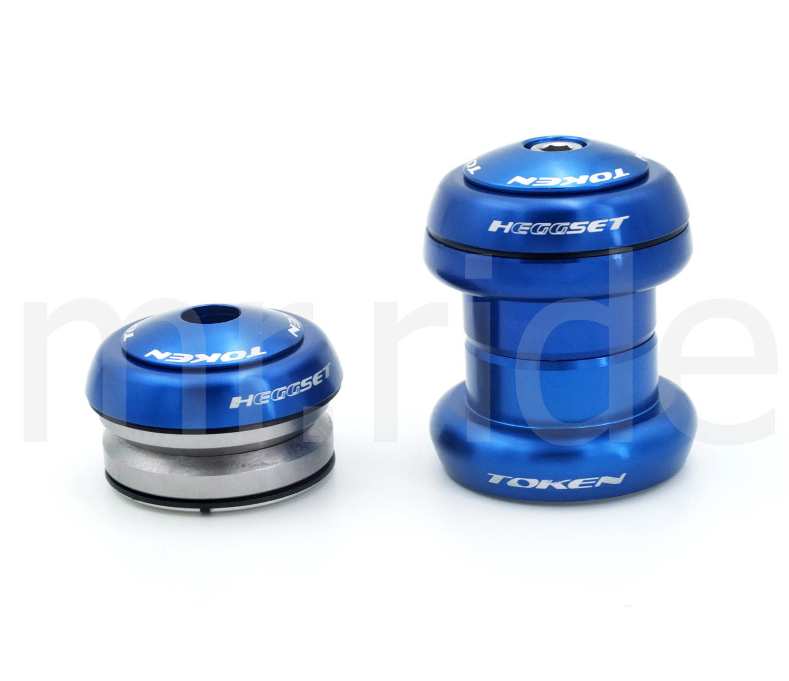Head set TOKEN «Heggset» TK 060 for 1 1/8″ Blue for integrated + threadless