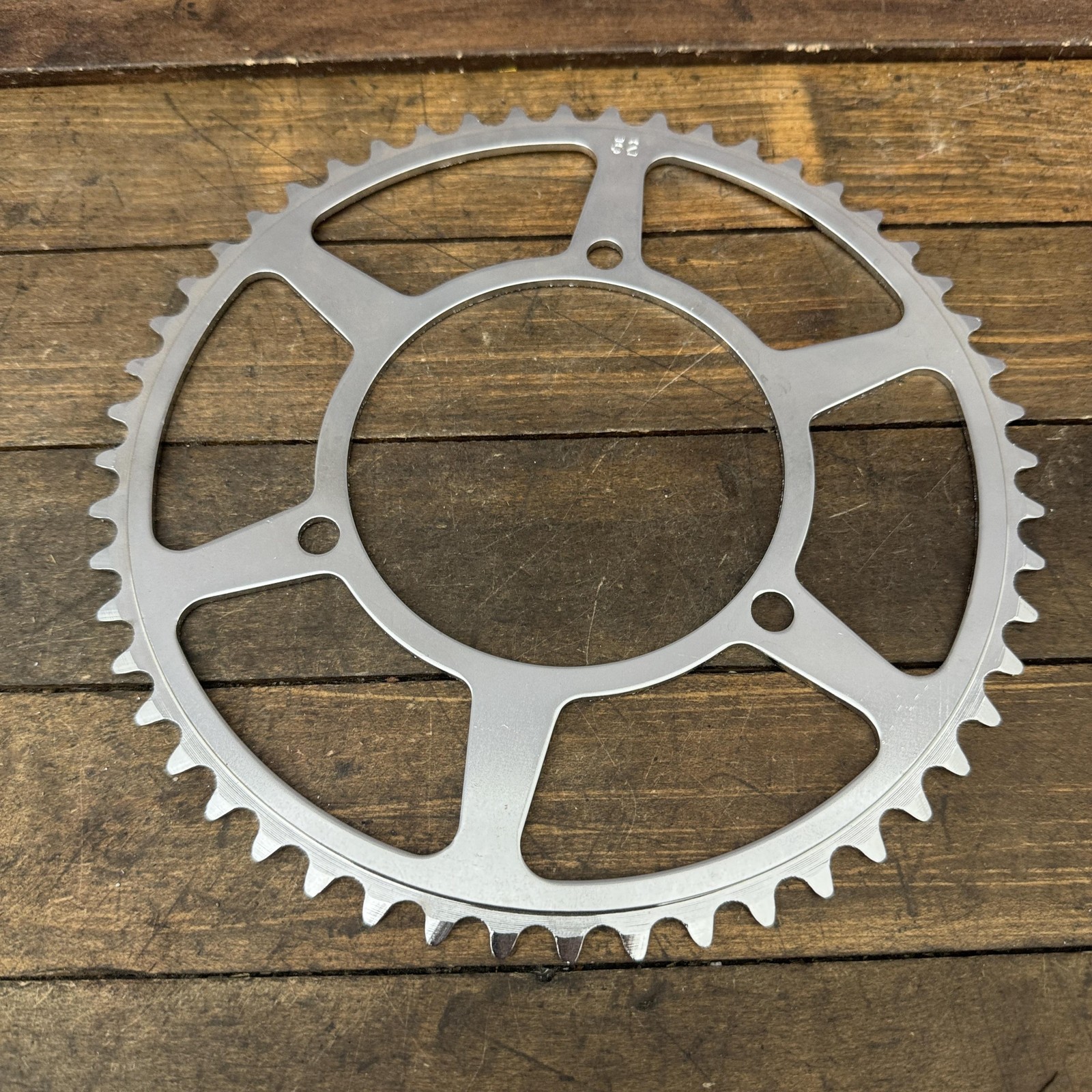 Vintage Specialites Nervar 52T Chainring 3-Bolt 116 BCD Steel Made in France