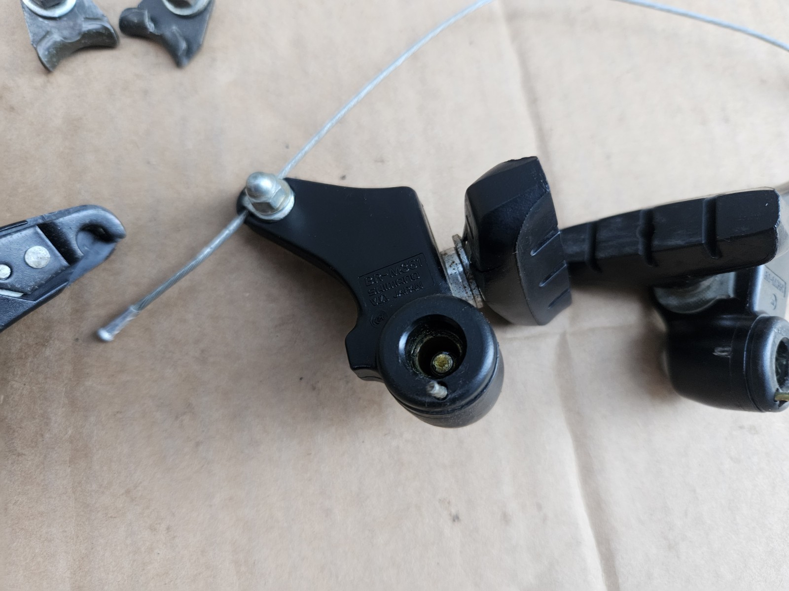 Shimano Exage Cantilever Brakes Front + Rear Set BR-M351 Black Japan low miles