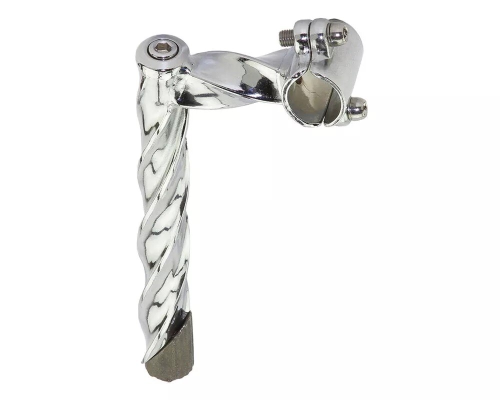 Bike All Twisted Lowrider Stem 22.2mm Chrome.
