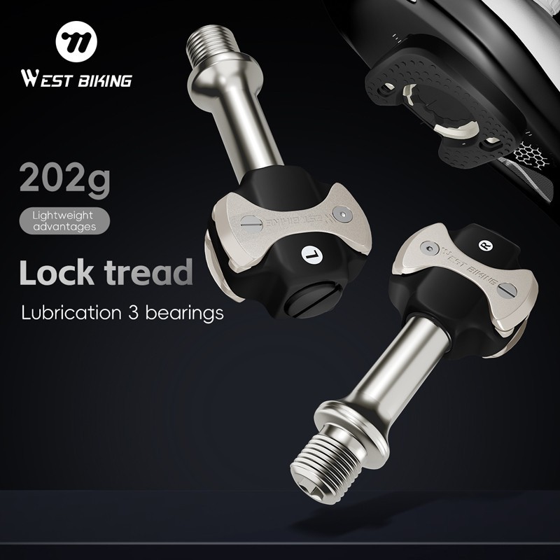 Cycling Road Bike Lock Pedals 3 Bearing for SPEEDPLAY Bicycle Clipless Pedals