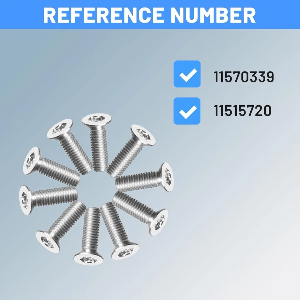 10Pcs Brake Disc Rotor Torx Screws – Compatible with GMC & Cadillac & Saturn Veh