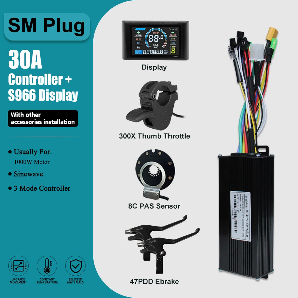 Three-Mode Controller Sine Wave with LCD Display and Learning Function 17-60A
