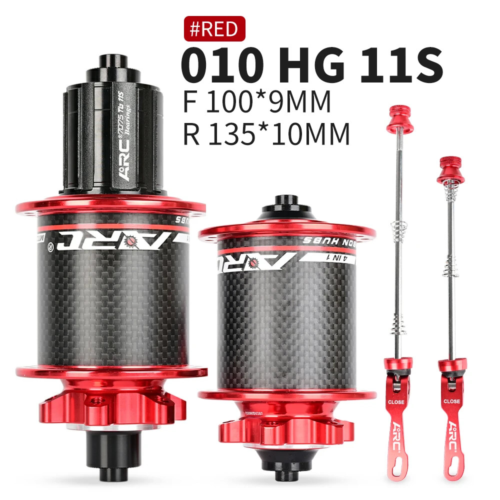 Carbon Fiber Mountain Bike Hubs 4 Sealed Bearing 6 Pawls 114 Click for HG XD MS