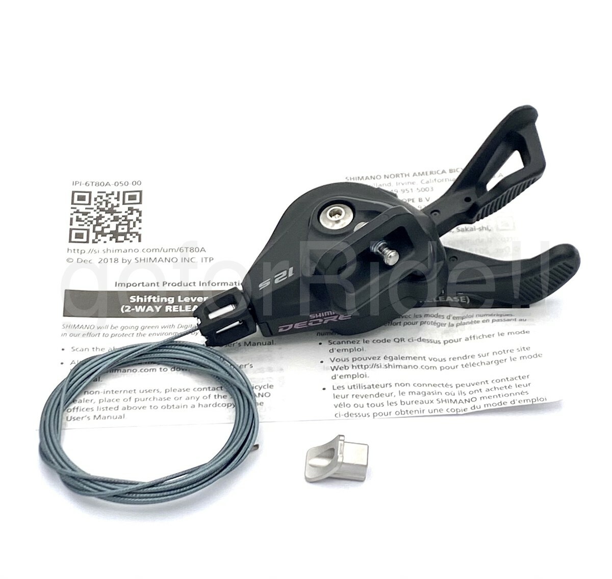 Shimano Deore Shifter I-Spec EV SL-M6100-IR Right 12Speed w/o Gear Display Black