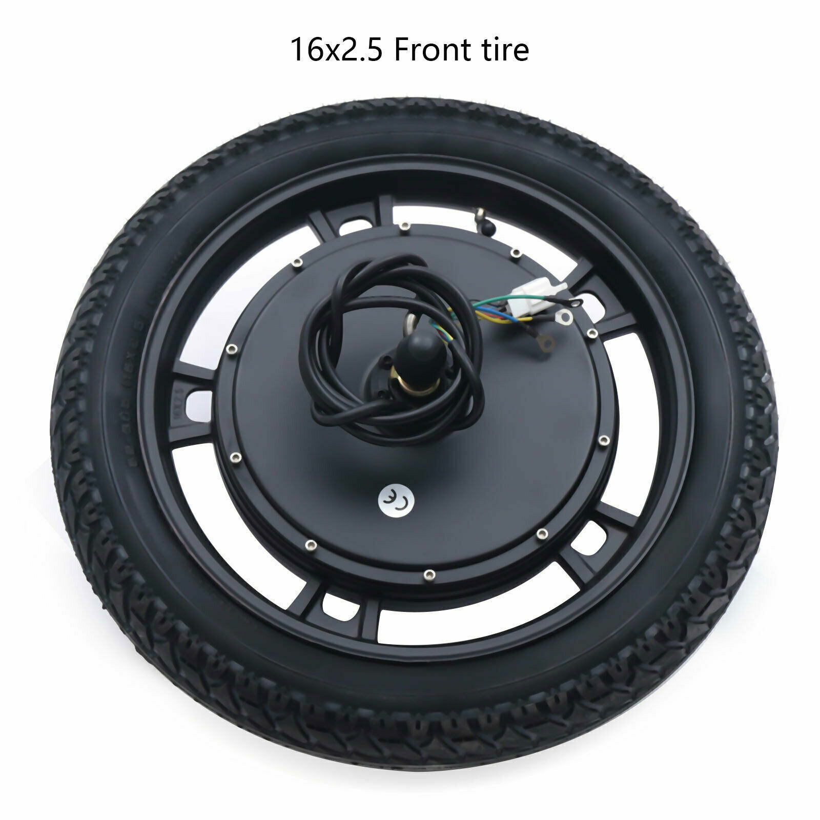 16 Inch Front Wheel Electric Bicycle Hub Motor Conversion Set 48V 1KW E-bike
