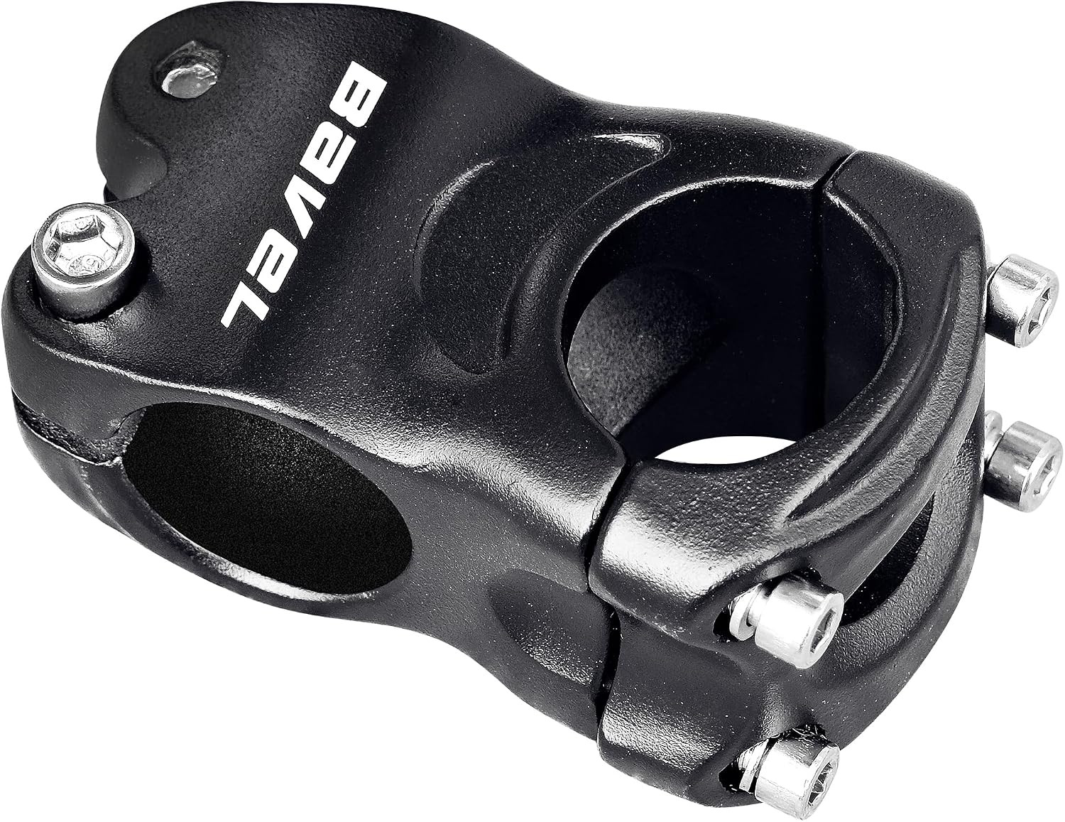 Black Short Handlebar Stem 35Mm 31.8Mm For Road Bike Mountain Bike Fixed Gear