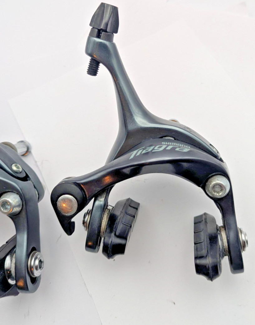 SHIMANO TIAGRA BRAKE SET Front & Rear Calipers Rim Brakes GRAY BR-4700 RECESSED