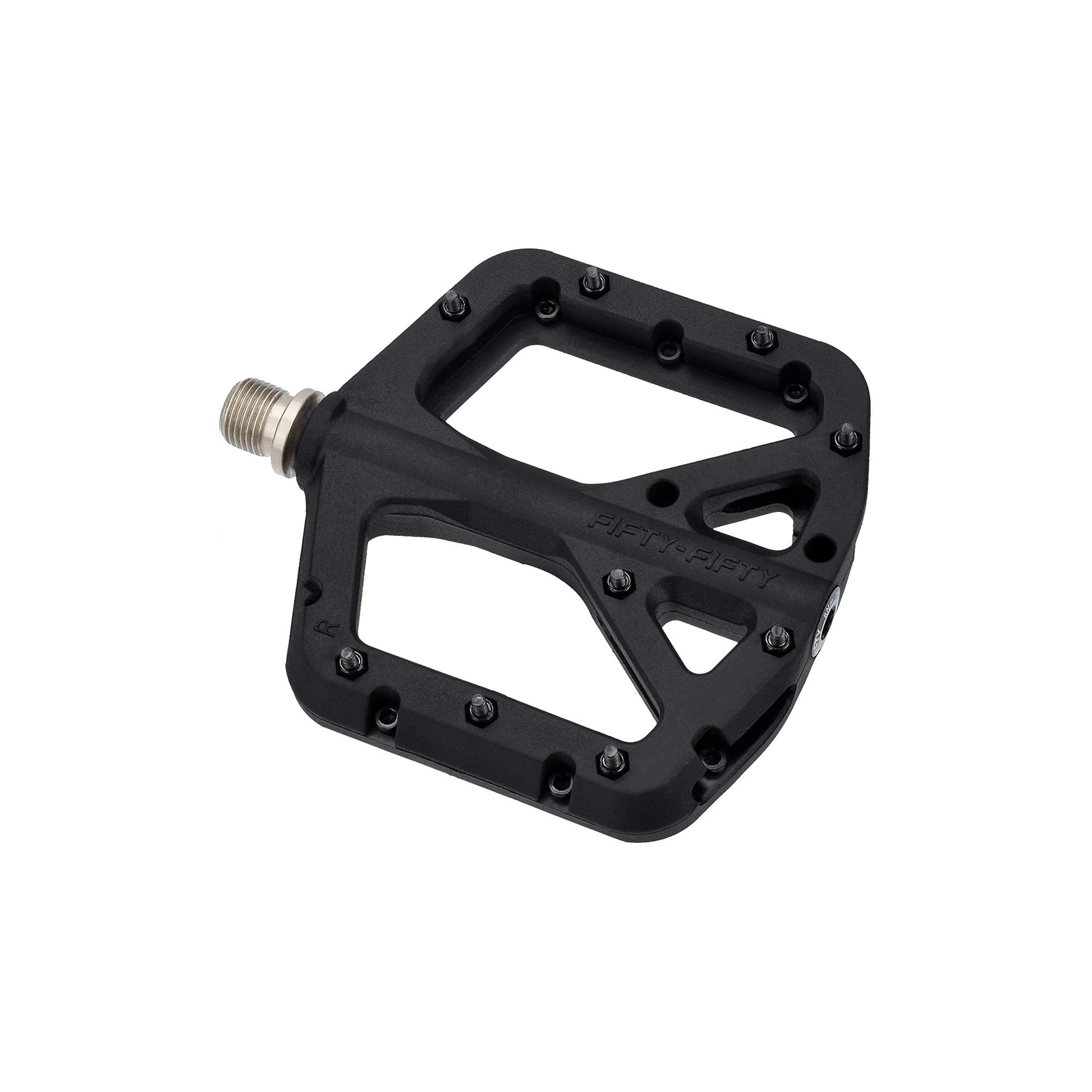 FIFTY-FIFTY Mountain Bike Pedals, Non-Slip MTB Nylon Composite Pedals, 9/16″ …