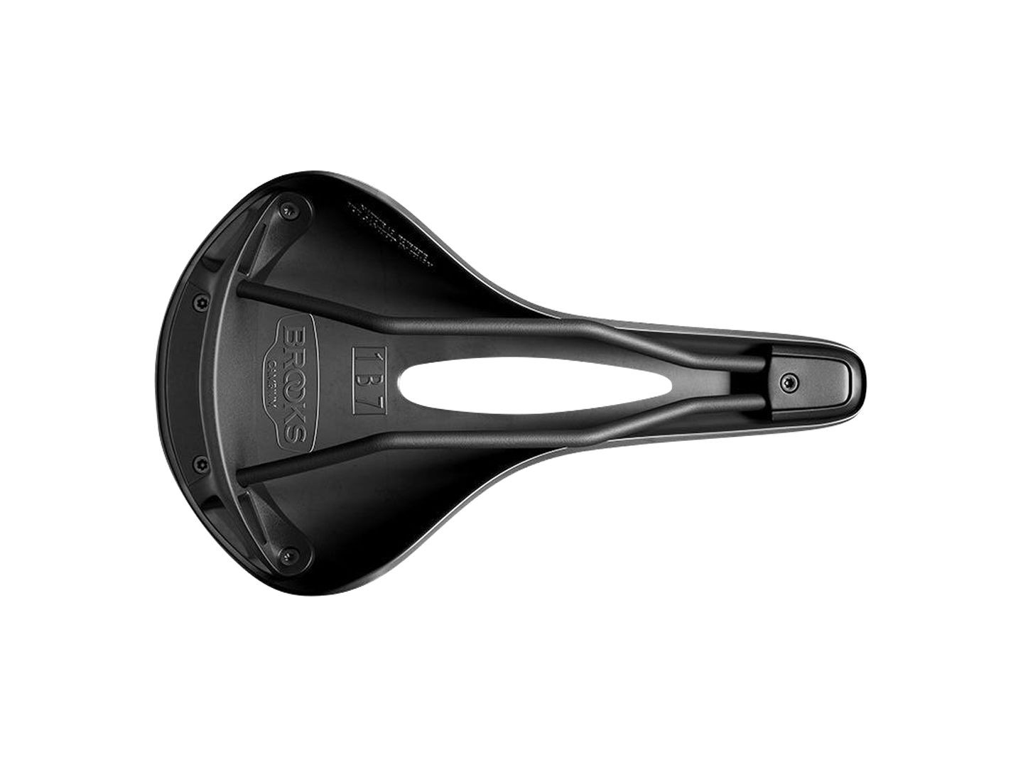 Brooks C17 Carved All Weather Saddle – Steel, Black, Men’s