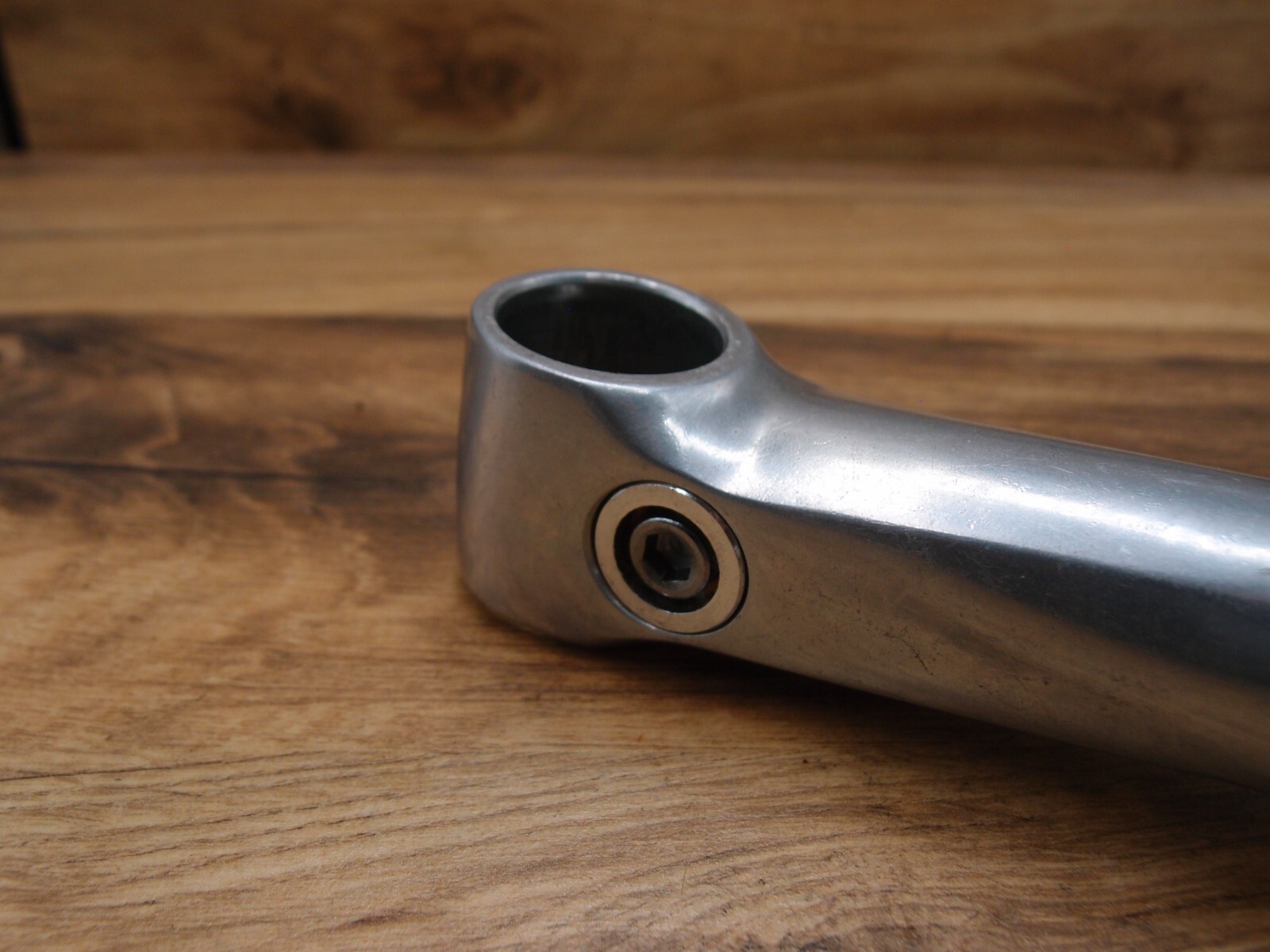 VGC 1995 MTB flat handlebar aluminium alloy + ahead 1 1/8 in stem