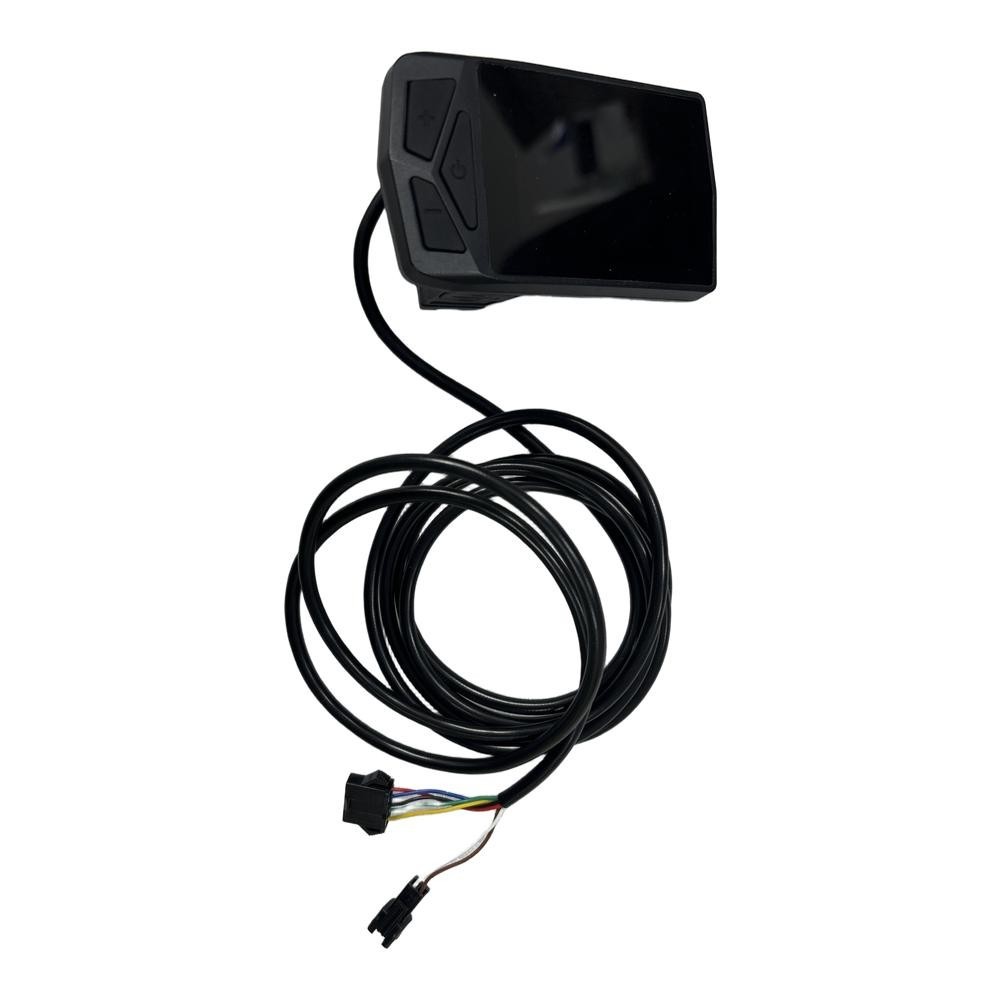 E-Bike Display with Clear LCD Readout DC24V 36V 48V 52V 60V 5-Pin SM Cable