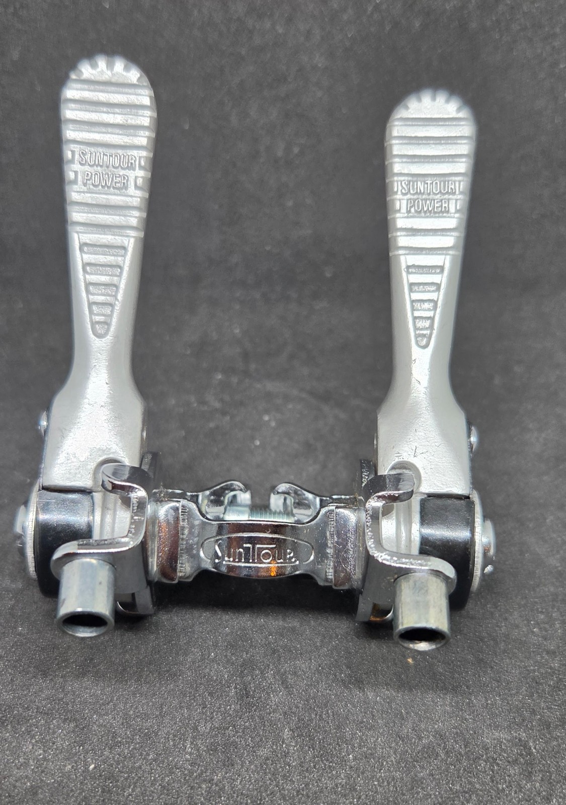 NOS Vintage Suntour Power Shifters Downtube Clamp Frame Mounted