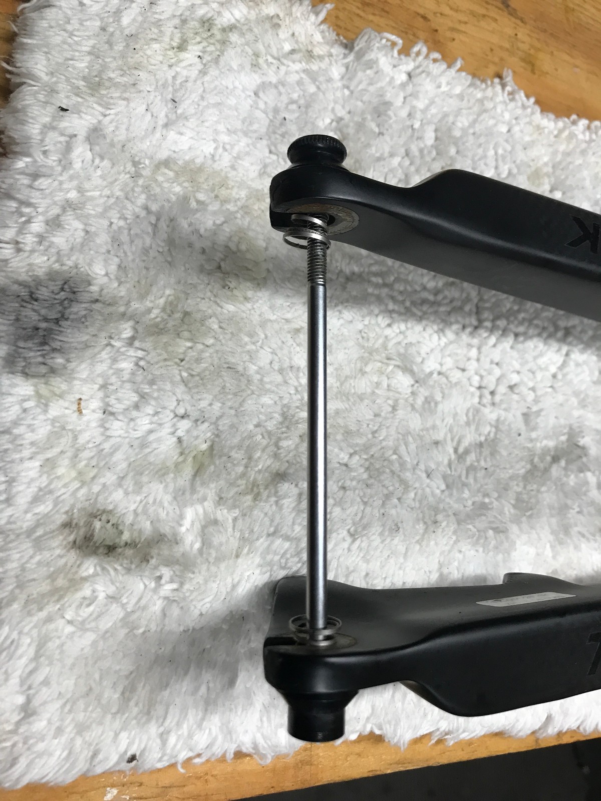 TOSEEK 1-1/8″ Full Carbon MTB Rigid Fork Disc Brake Straight Tube