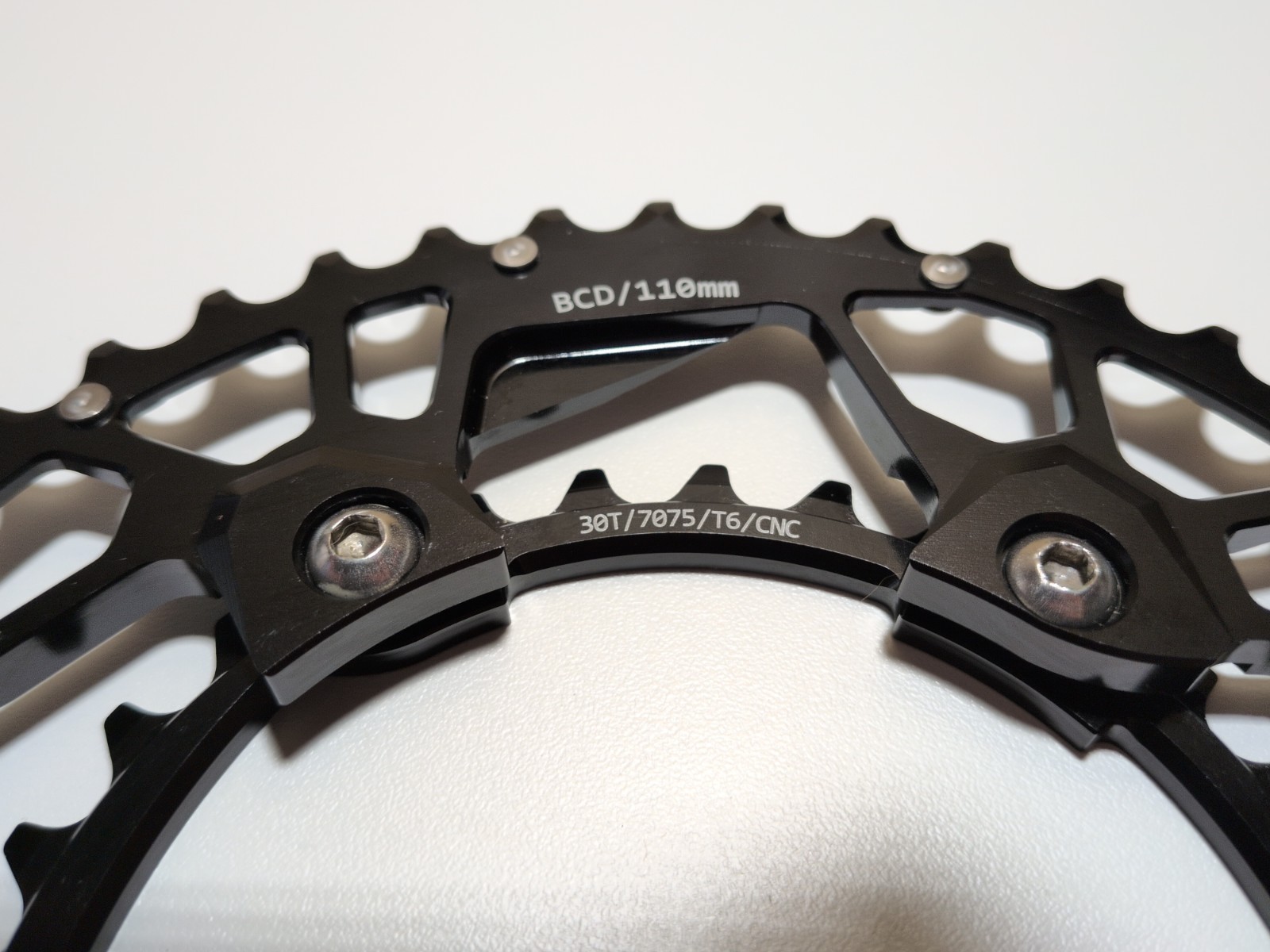 BikinGreen CNC Chainring 46/30T for Shimano 4 Bolt 110BCD