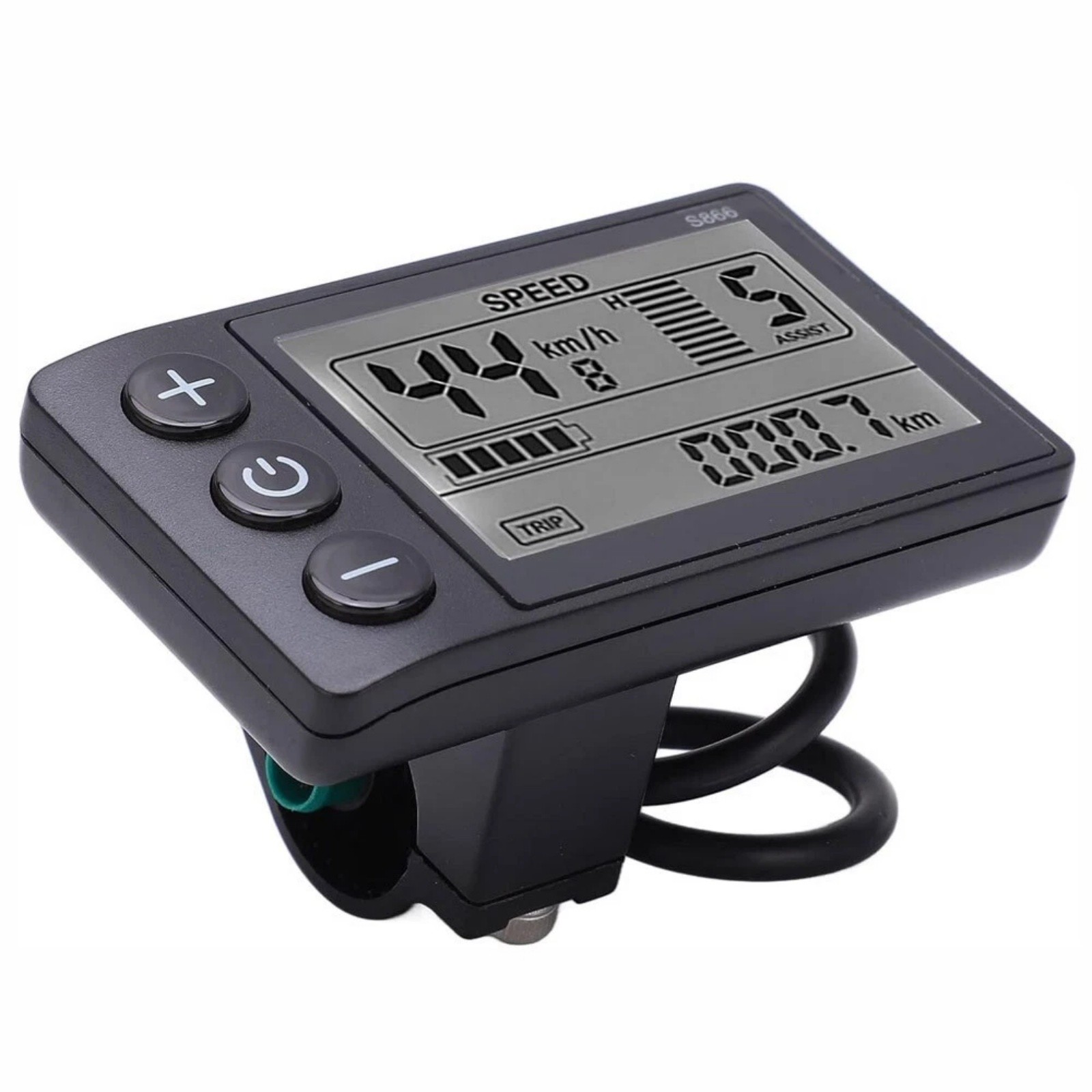 Universal S866 Cycling LCD Display Screen for Electric Bike Scooter Handlebars