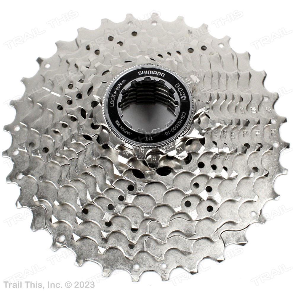Shimano Deore CS-HG500-10 10-Speed 11-32t HyperGlide HG Road Bike Cassette 11-32