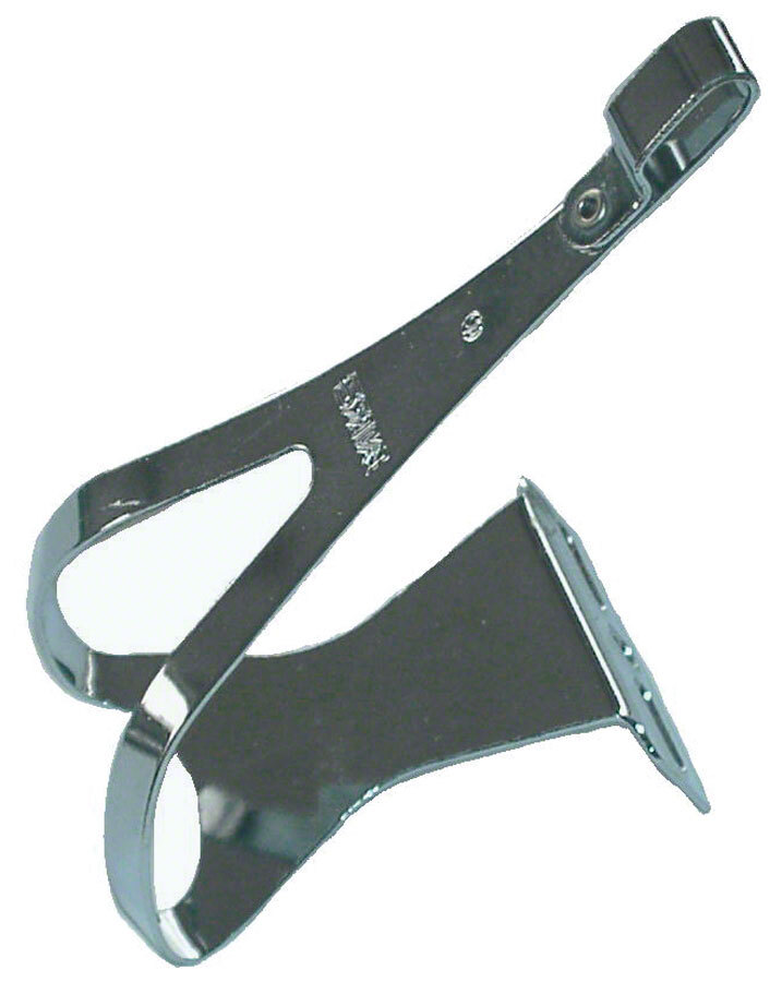 MKS Steel Toe Clips X-Large Durable Chrome Secures Feet Deep Toe Cages