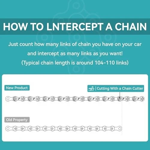Single/6/7/8/9/10 Speed Bike Chain, Bike Chain for Road Mountain Racing