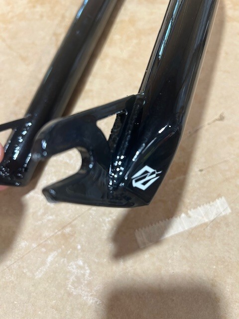 TNT BICYCLES 20″ BMX FORK – BLACK (DISCOUNTED – B-STOCK)