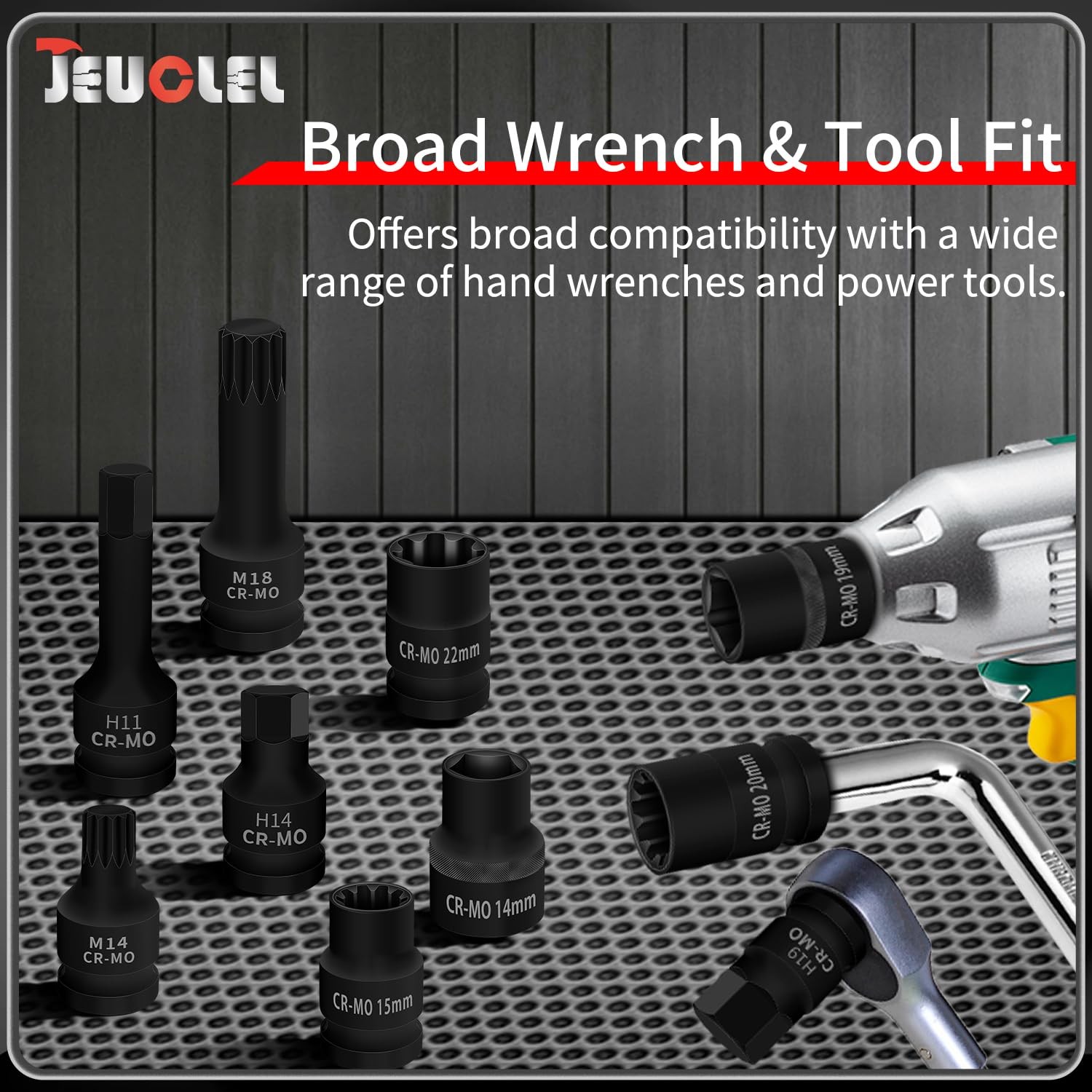 Universal Master Brake Caliper Socket Set 1/2″ Square Drive Brake Caliper Tool