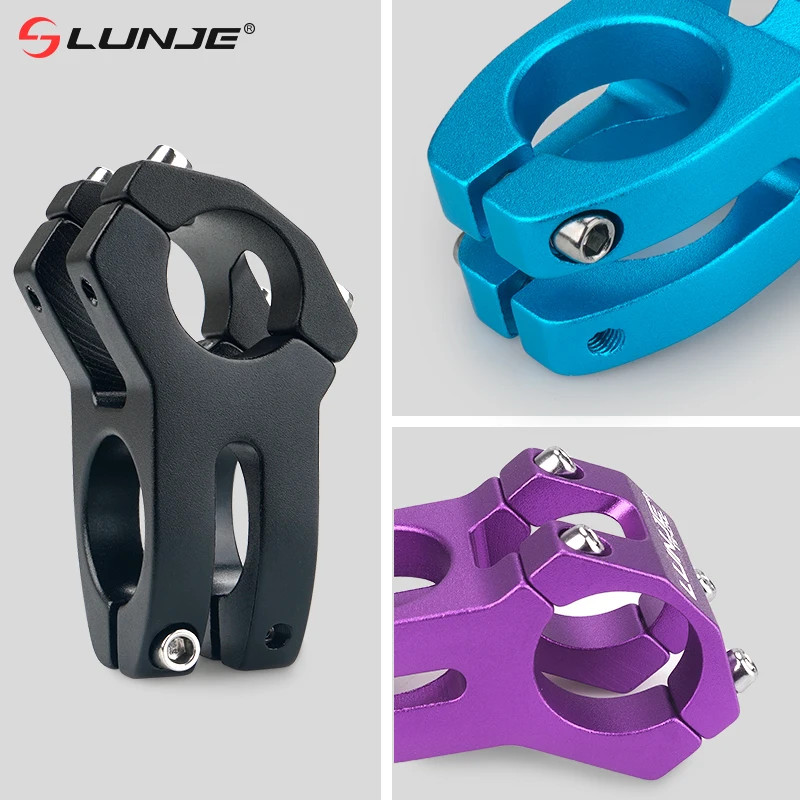 MTB Road Bike Stem 25.4mm Aluminum Alloy Handlebar Stem 45mm Lightweight