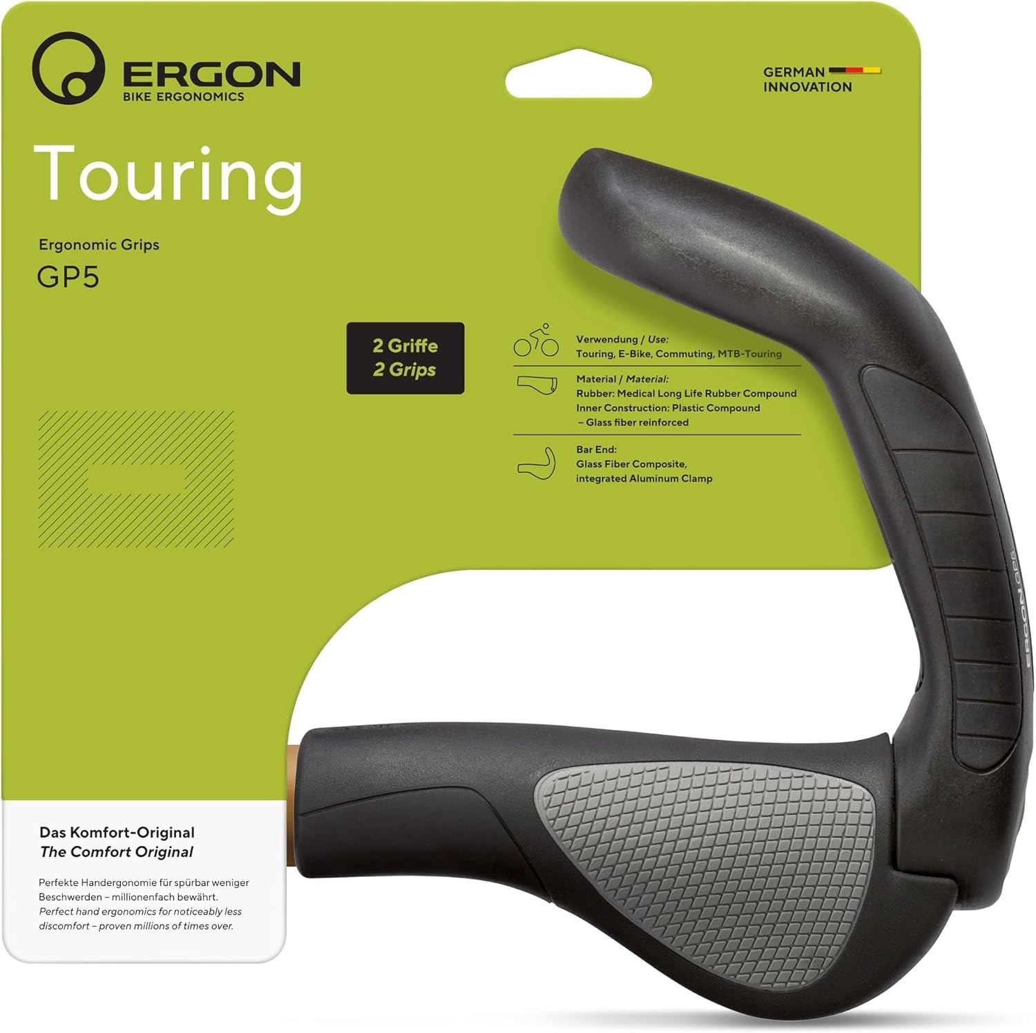 Lightweight Nylon-Composite GP5 Grips