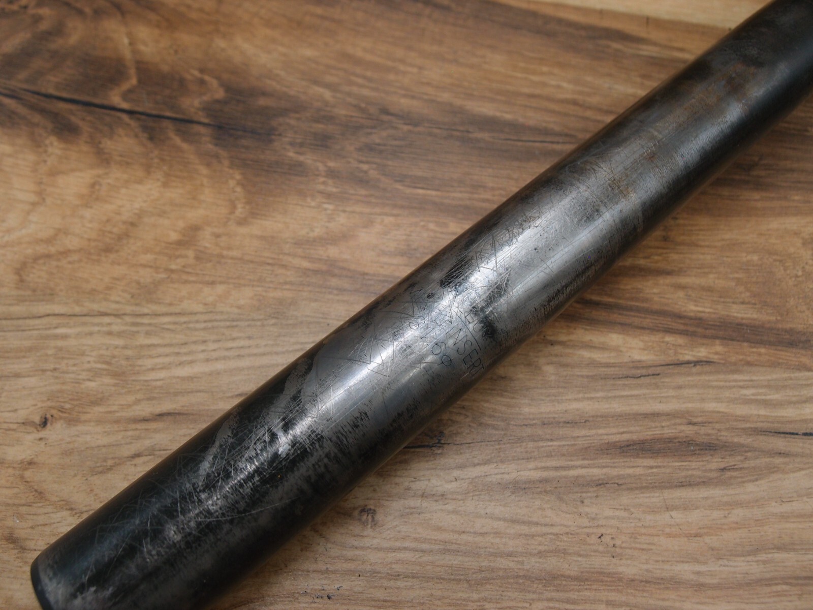 1990’s vintage plain seatpost Kalloy CRMO Heat Treated for MTB 31.6 mm