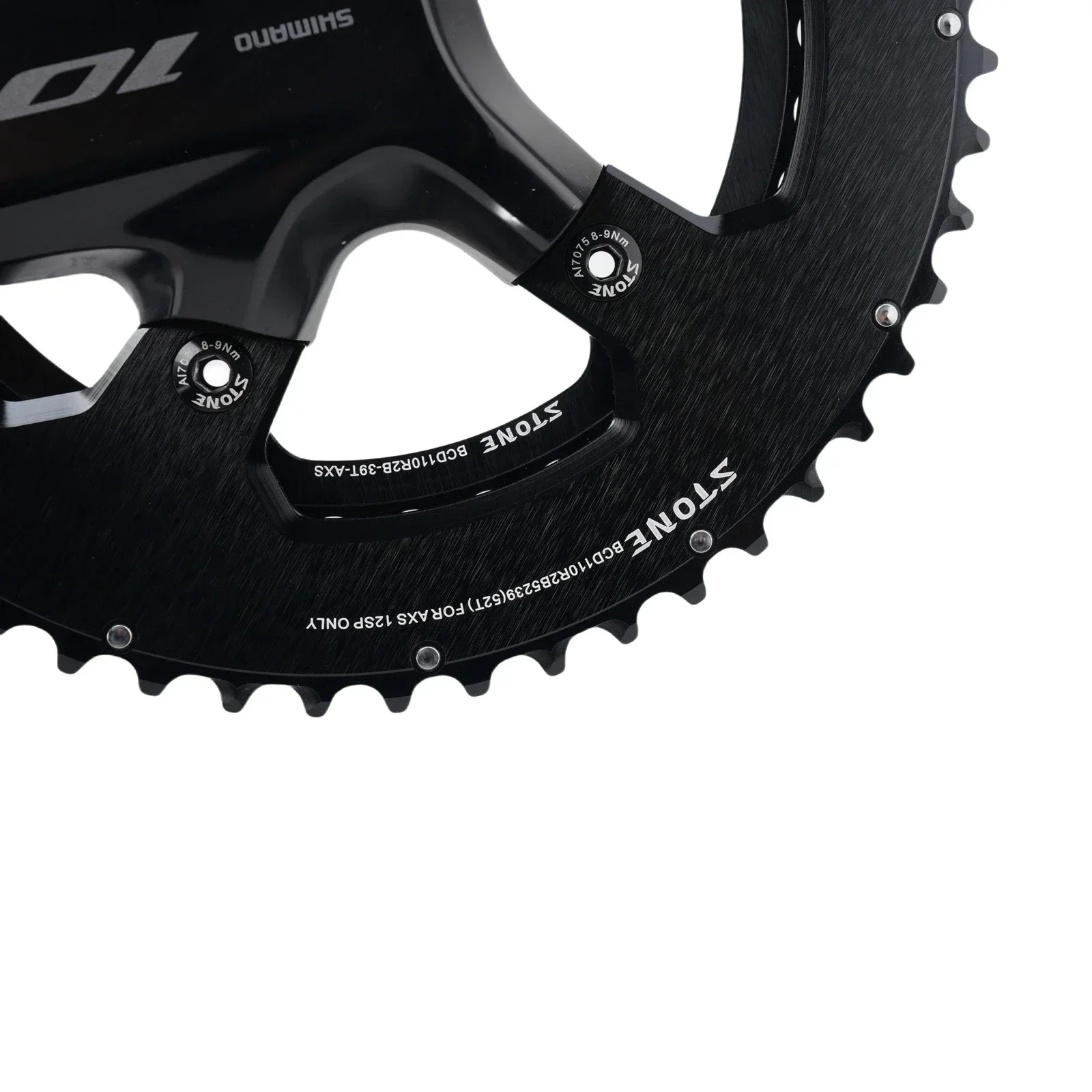 Stone 110bcd Bike Double Chainring for Sram AXS Flattop 12S for Shimano Magene