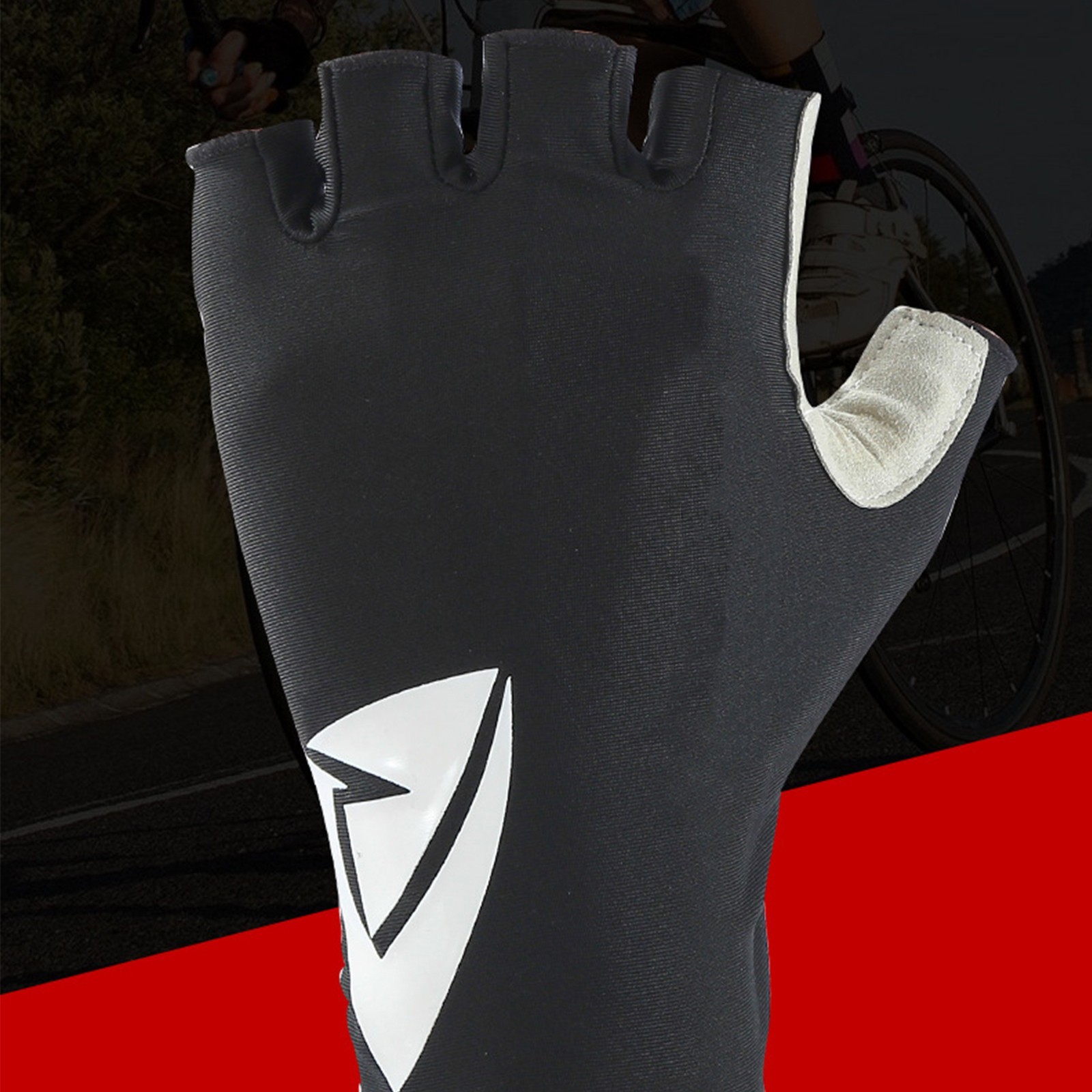 Polyester Breathable Workout Gloves for Men Women Size 7.5-11cm Adjustable