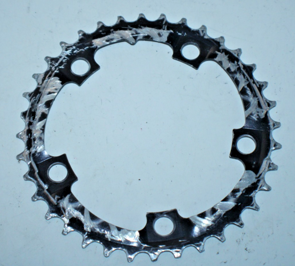 SR 353 Road Bike Chainring BCD104 36Tooth 36T Touring Black 5-Hole Aluminum MTB~