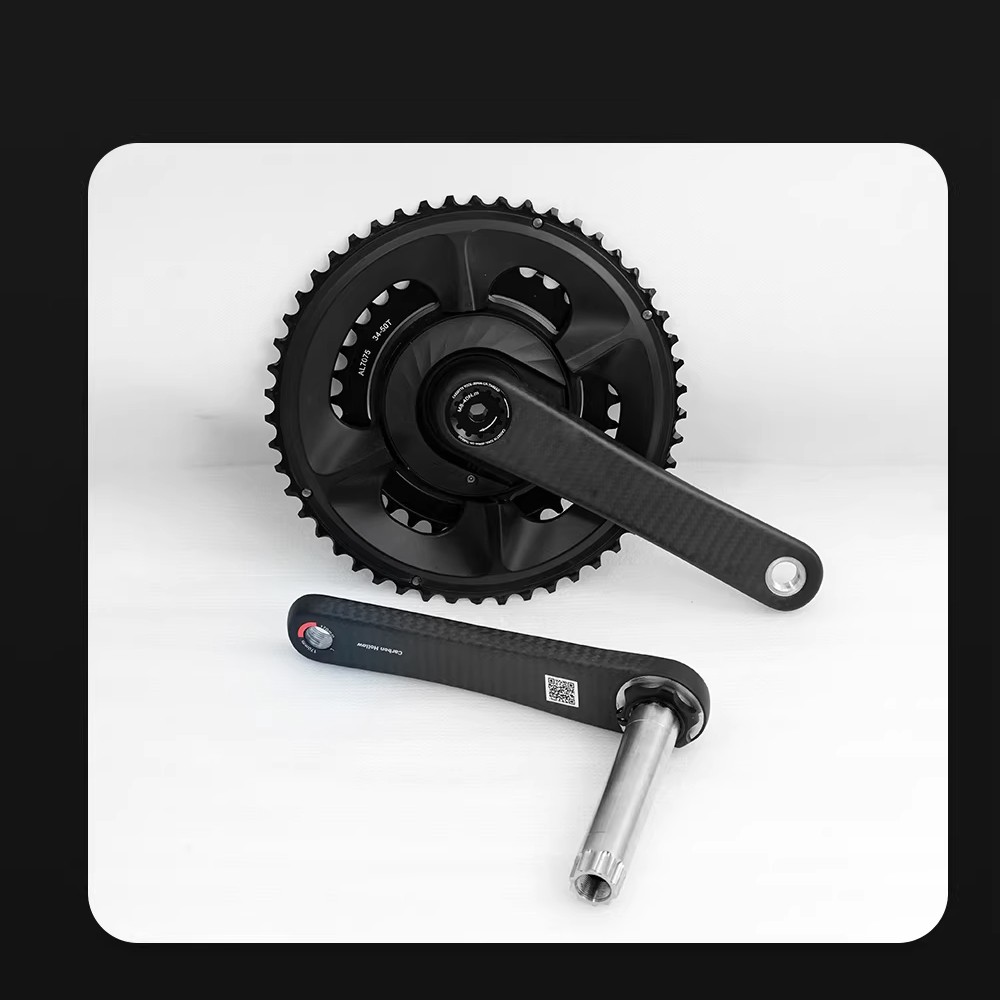 AIRWOLF Carbon Road Bike Crankset CKR01 Power Meter EASTON 277g Lightweight