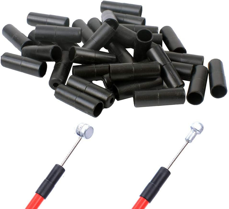 Saiper 200Pcs Bike Derailleur Shift and Brake Wire Cable Housing Ferrule End Cap