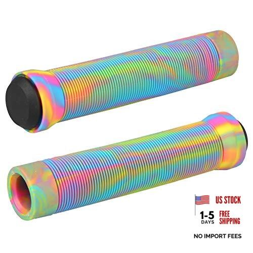 Scooter Grips – Mixed Color MTB & BMX Handlebar Grips | 145mm Soft Rainbow